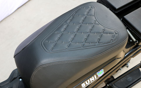 Electric Motorcycle | Comfort Saddle Feature Electric motorcycle high-quality comfortable saddle, ergonomic design for long-term cycling without fatigue