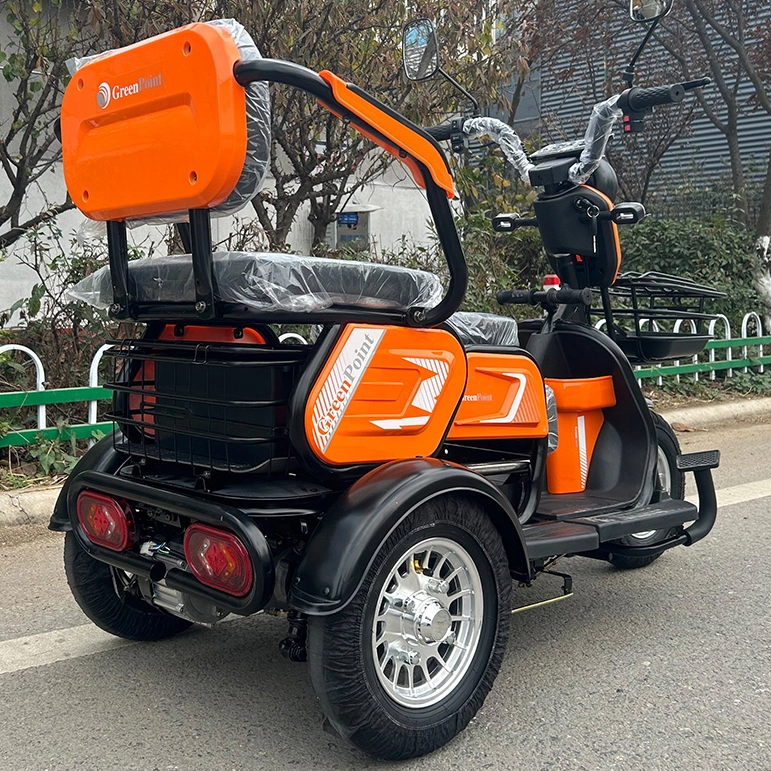 XK gold pink electric tricycle, stylish 3-wheel mobility scooter for seniors