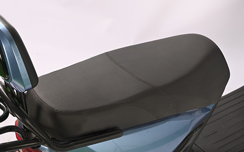 Electric Bike | Dual Comfort Seats Detail High-Elastic Breathable Seat