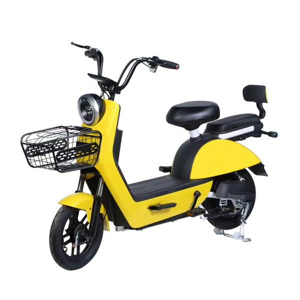 JKC Electric City Bike with Enlarged Basket & LCD Screen
