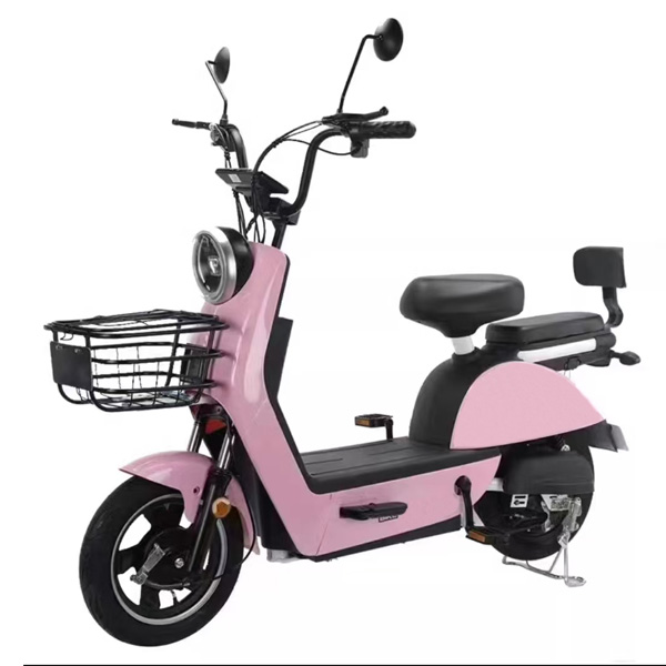 JKC Electric City Bike with Enlarged Basket & LCD Screen