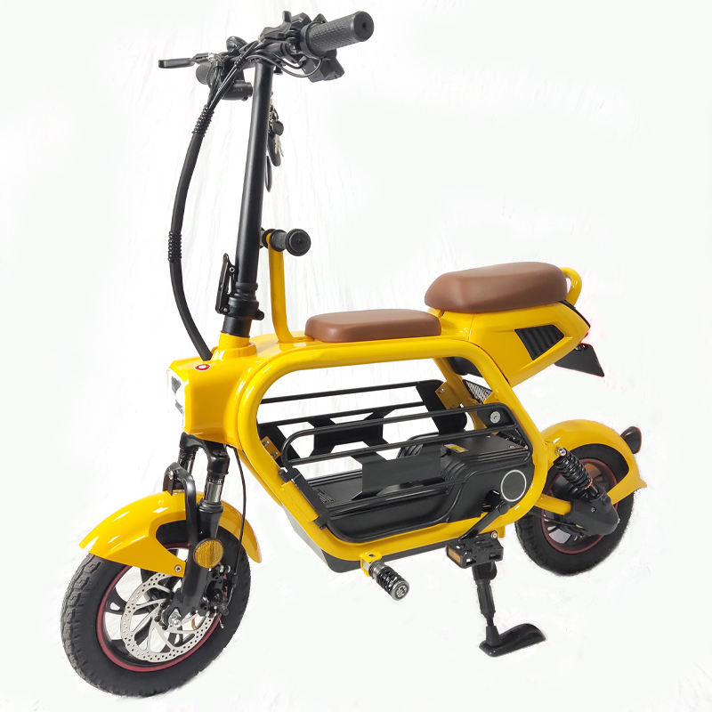 Yellow Kids Electric Scooter XZS, 350W 48V 12