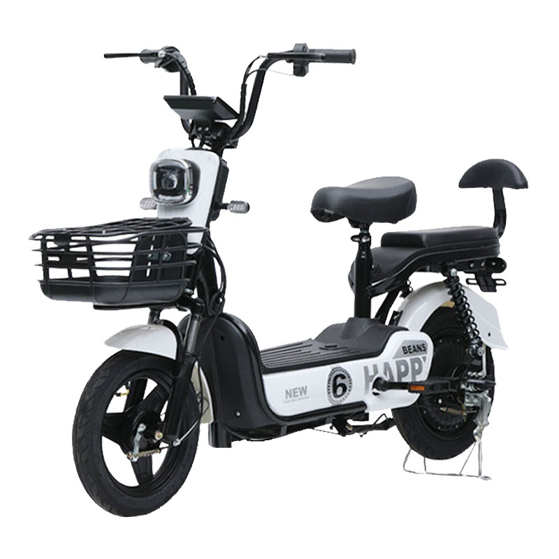 Electric City Bike with front basket