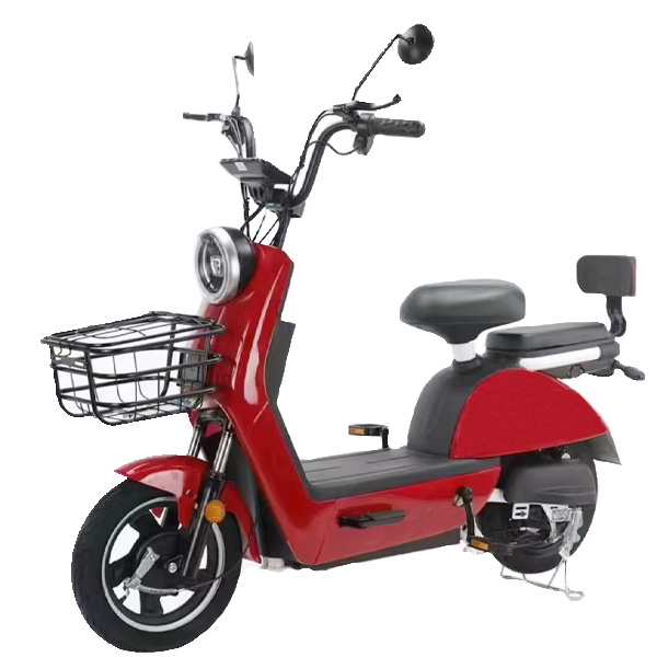 JKC Electric City Bike with Enlarged Basket & LCD Screen