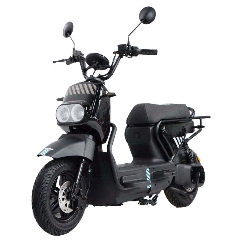 KM electric scooter, side view