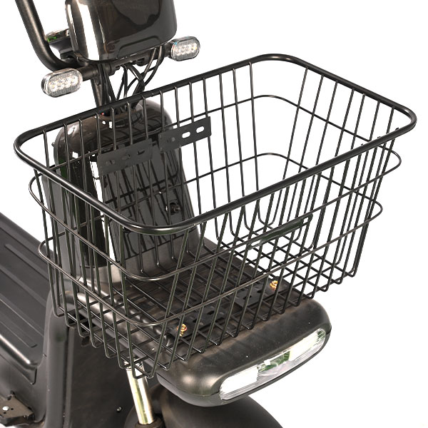 Front Basket of Electric Delivery bicycle
