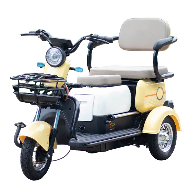 X3 600W 48V/60V Electric Tricycle with Extendable Baby Seat & Rear Storage Box