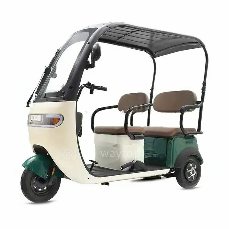 MQ Electric Tricycle, 4-Seater, High Elastic Steel Frame, Eco-Friendly Transportation
