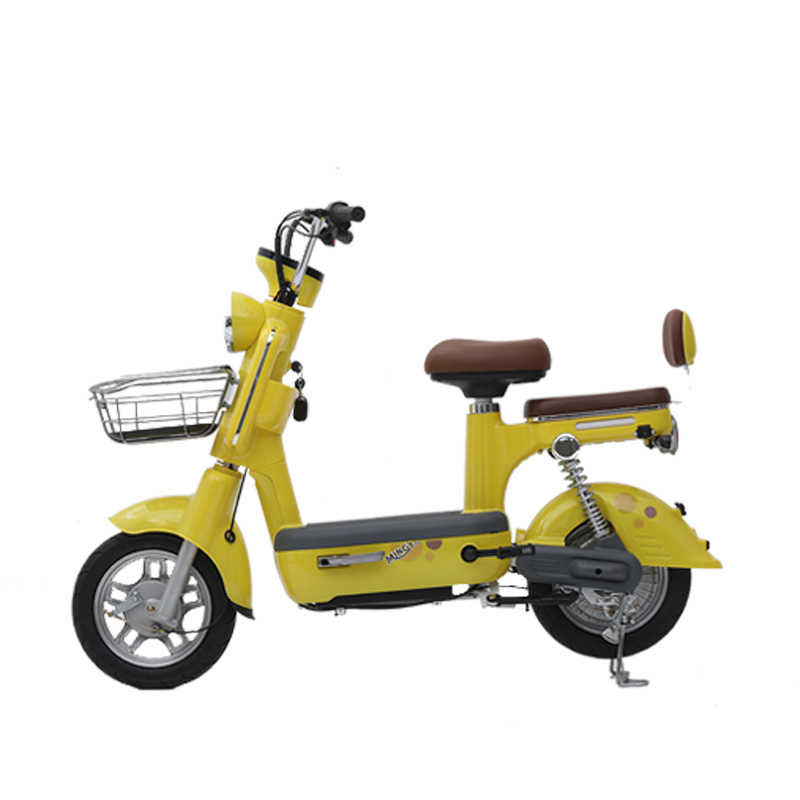 Modern Multi - Color Electric City Bike with Extended Seat & Multiple Features