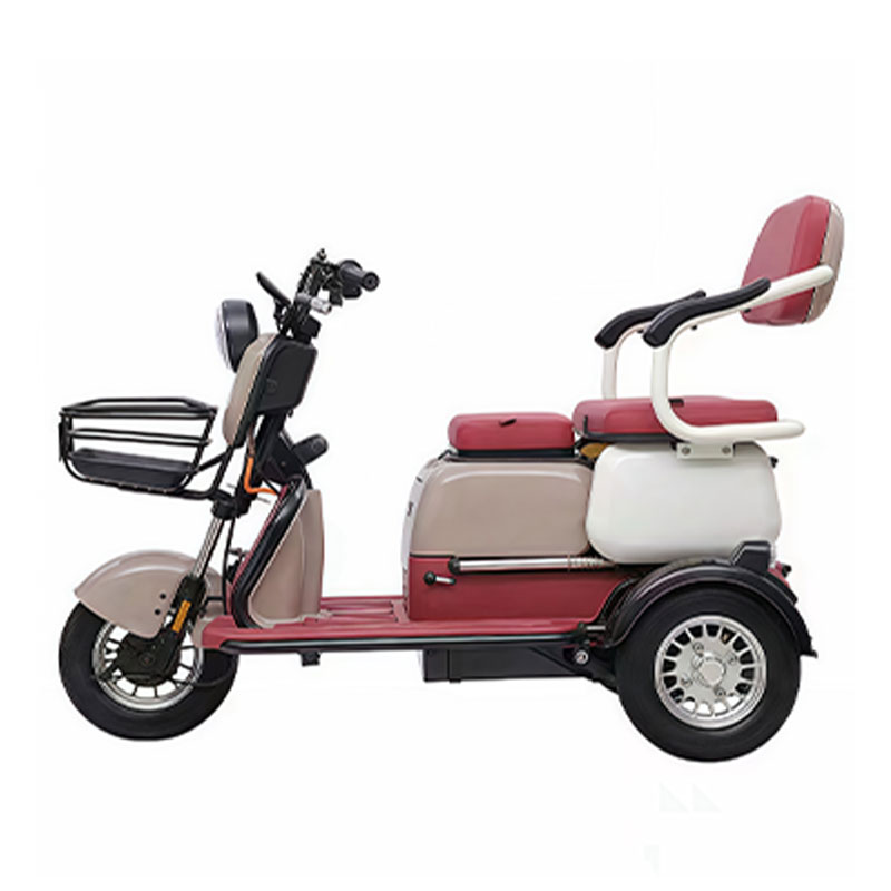 X3 600W 48V/60V Electric Tricycle with Extendable Baby Seat & Rear Storage Box