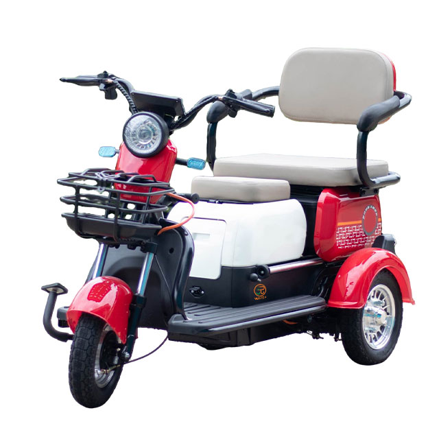 X3 600W 48V/60V Electric Tricycle with Extendable Baby Seat & Rear Storage Box