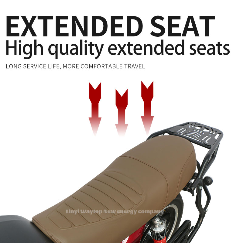 DTN High-Speed Electric Motorcycle - Multi-Person Seating, Large Tires, Powerful Motor