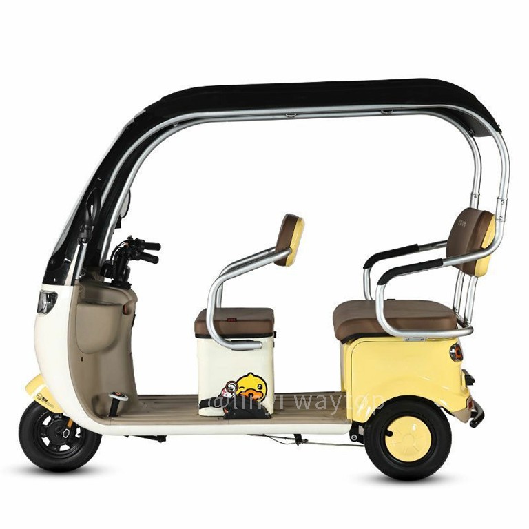 MQ Electric Tricycle, 4-Seater, High Elastic Steel Frame, Eco-Friendly Transportation