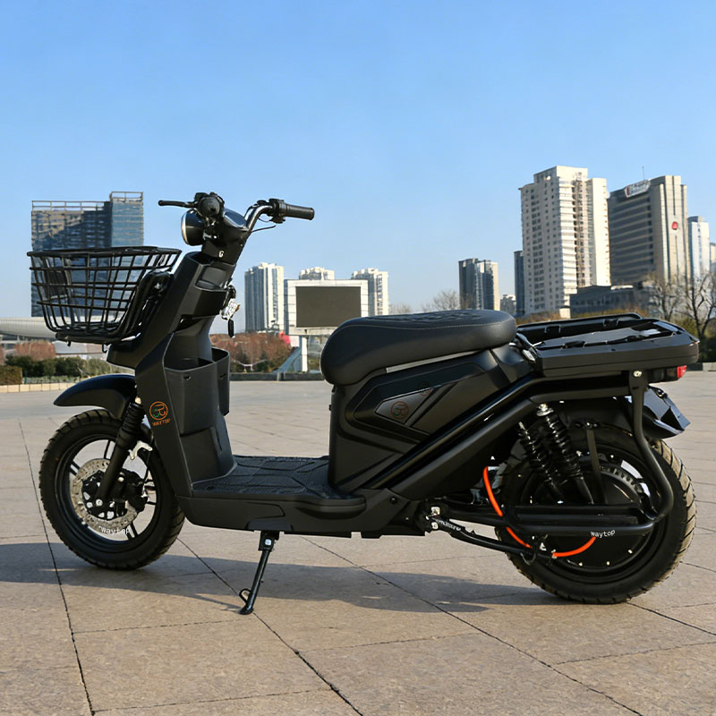Long Range Electric motorcycle | Foldable Rear Rack for Cargo & Commuting