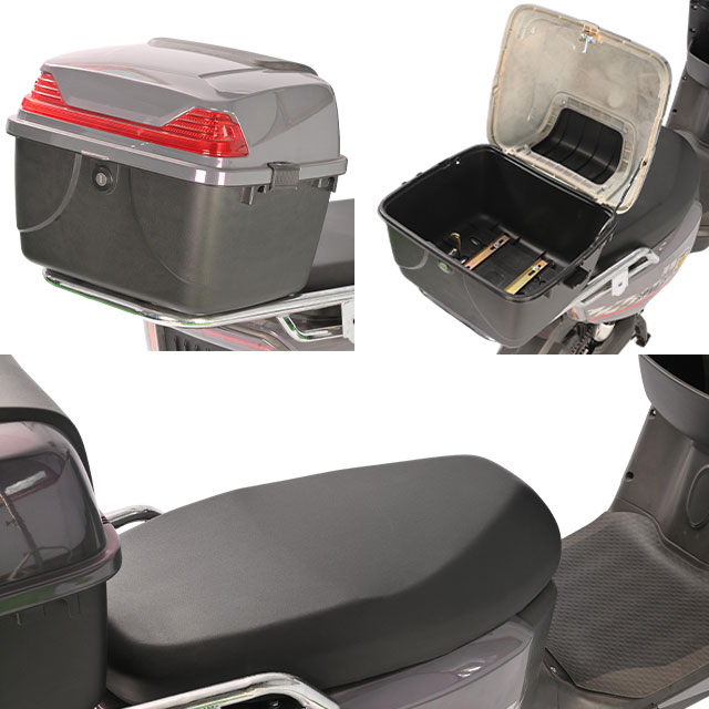 B02 800W 48V/60V High - Performance Electric Motorcycle with Storage Box