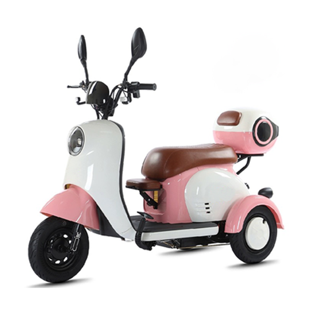 V1 650W 48V/60V Electric Tricycle with Comfortable Seat & Foldable Child Seat