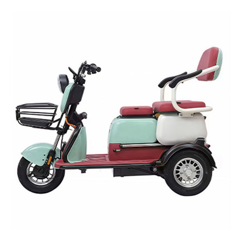 X3 600W 48V/60V Electric Tricycle with Extendable Baby Seat & Rear Storage Box