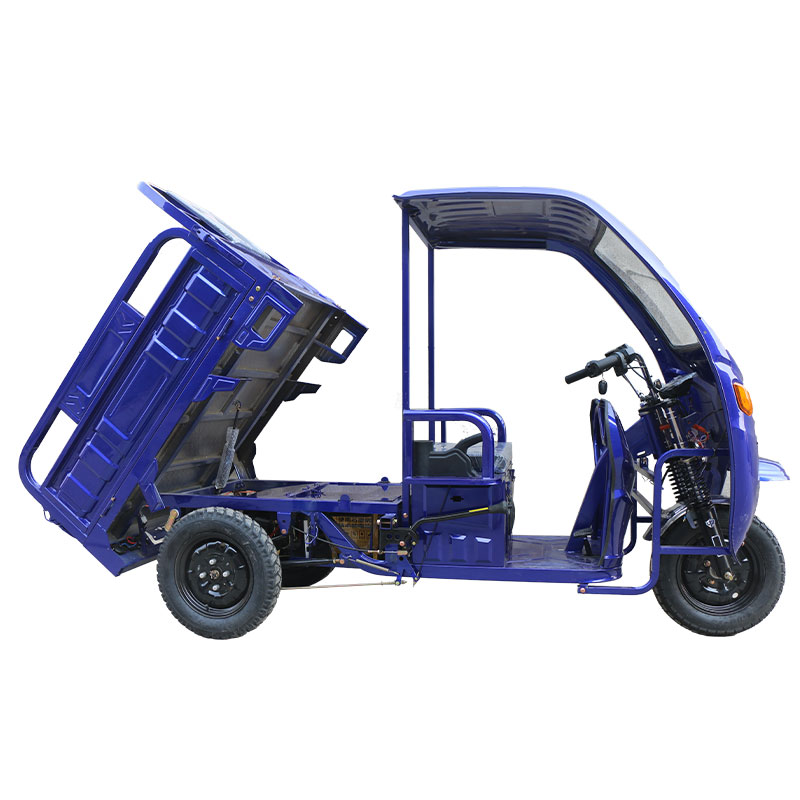 ZXSL 1500W 60V32ah Electric Tricycle with Automatic Lifting Cargo Bed