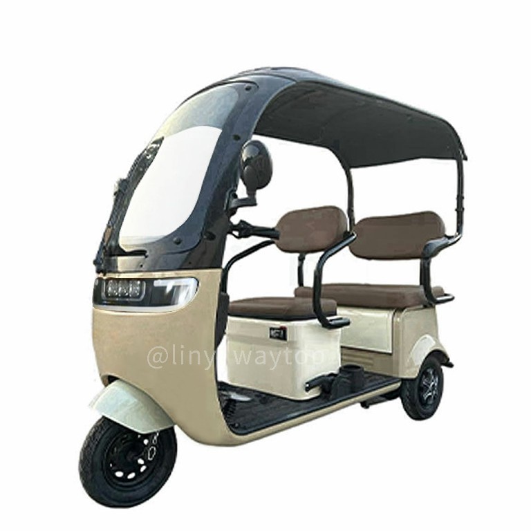 MQ Electric Tricycle, 4-Seater, High Elastic Steel Frame, Eco-Friendly Transportation
