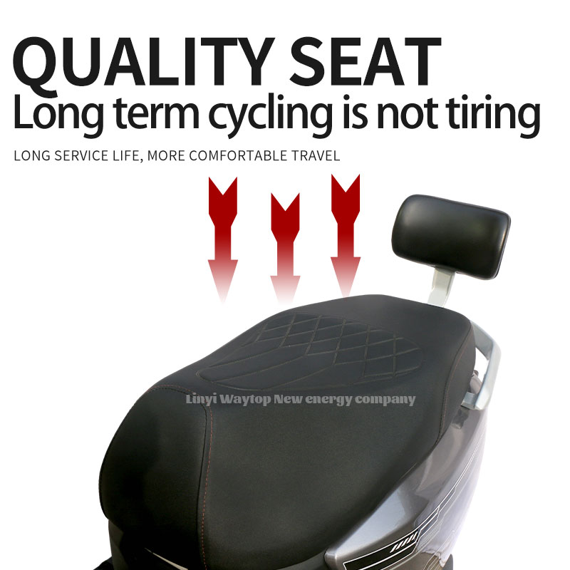 Electric Motorcycle - Large Storage Compartment & HD Display Urban Commuter E-Motorcycle