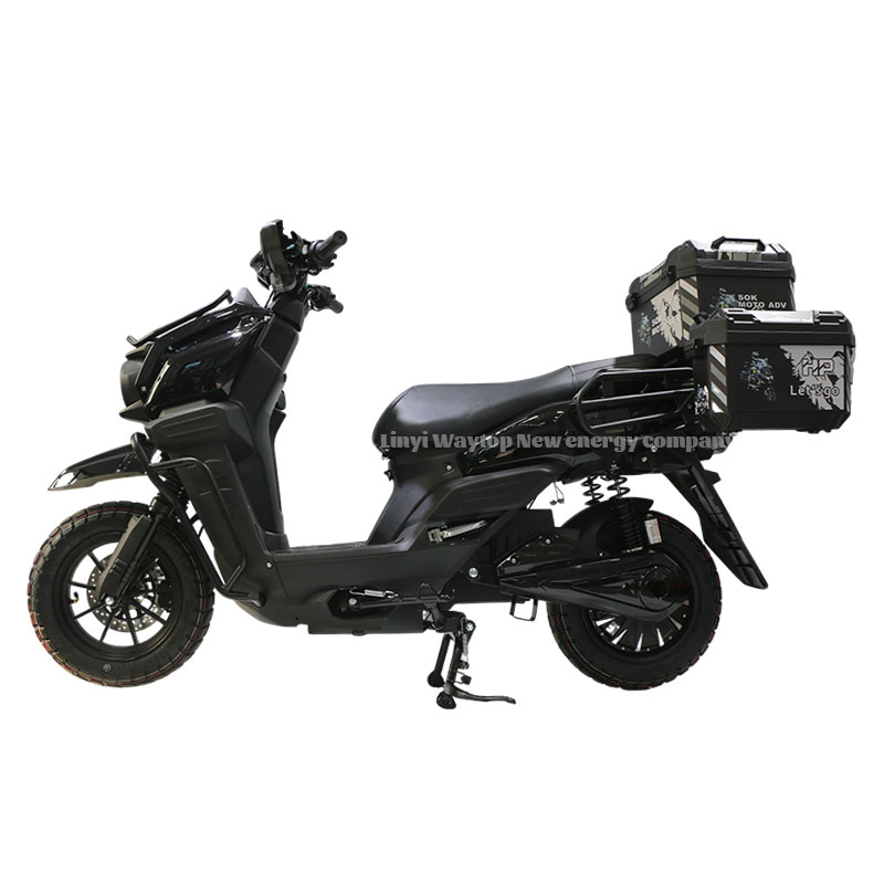 TK Electric Motorcycle - Adventure Style Electric Scooter with Dual Disc Brakes & 1200W Motor