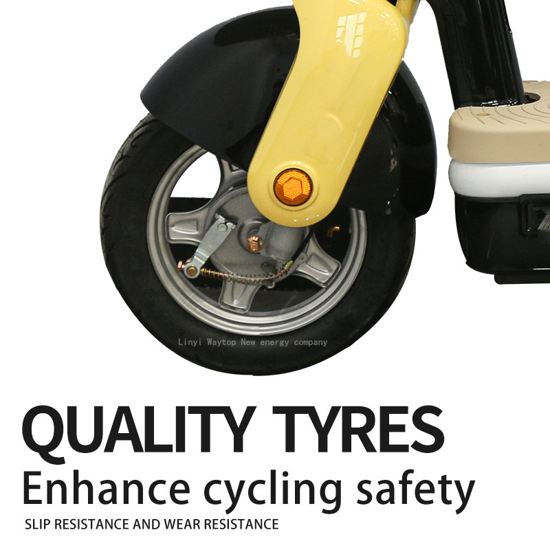 Stylish Yellow & Black Electric City Bike with Extended Seat