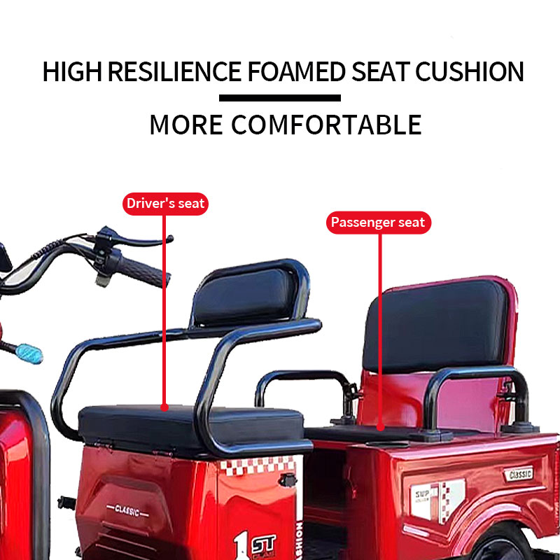 XD 800W 48V/60V Multifunctional Electric Tricycle for Cargo and Passenger