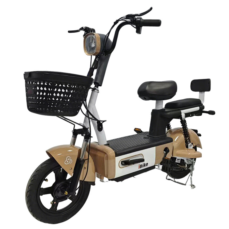 BT Electric City Bike 48V 350W/500W Motor with Drum Brake and 35-60km Range