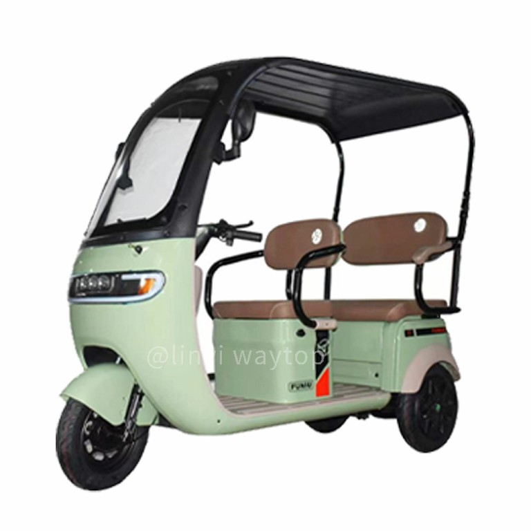 MQ Electric Tricycle, 4-Seater, High Elastic Steel Frame, Eco-Friendly Transportation