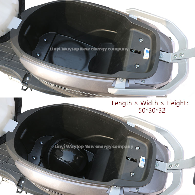 Electric Motorcycle - Large Storage Compartment & HD Display Urban Commuter E-Motorcycle