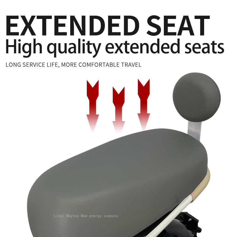 Stylish Yellow & Black Electric City Bike with Extended Seat