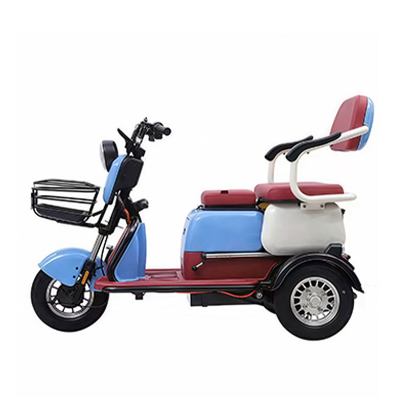 X3 600W 48V/60V Electric Tricycle with Extendable Baby Seat & Rear Storage Box