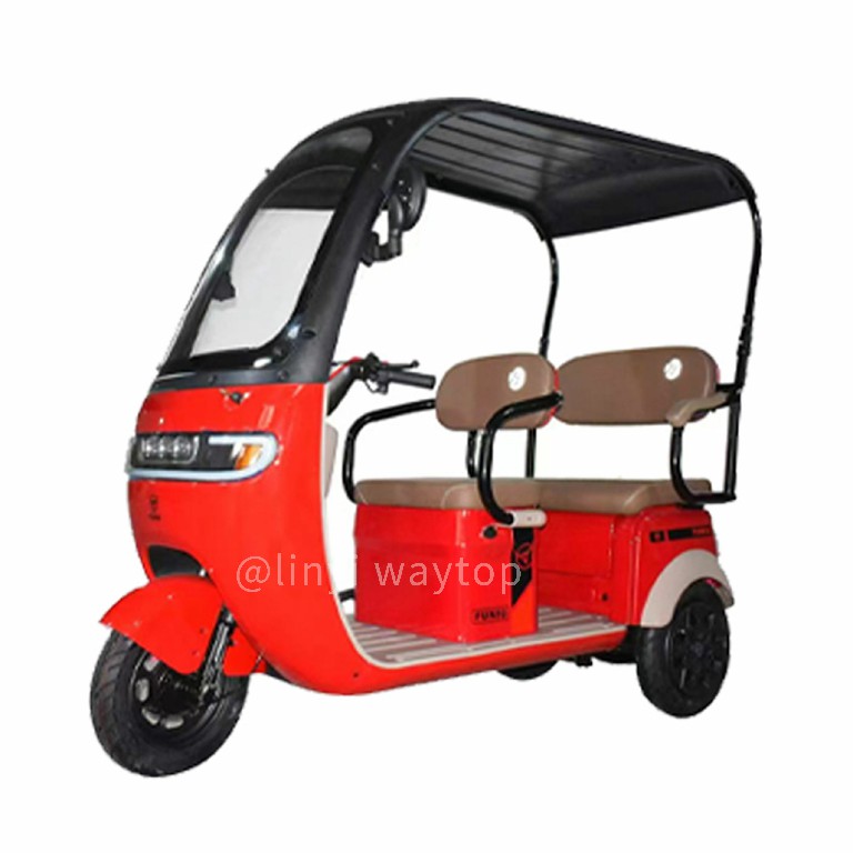 MQ Electric Tricycle, 4-Seater, High Elastic Steel Frame, Eco-Friendly Transportation