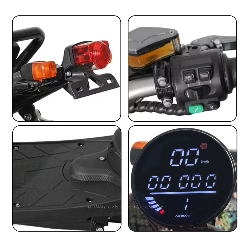 Electric Motorcycle Compact Urban Disc Brake &Widening and thickening tires