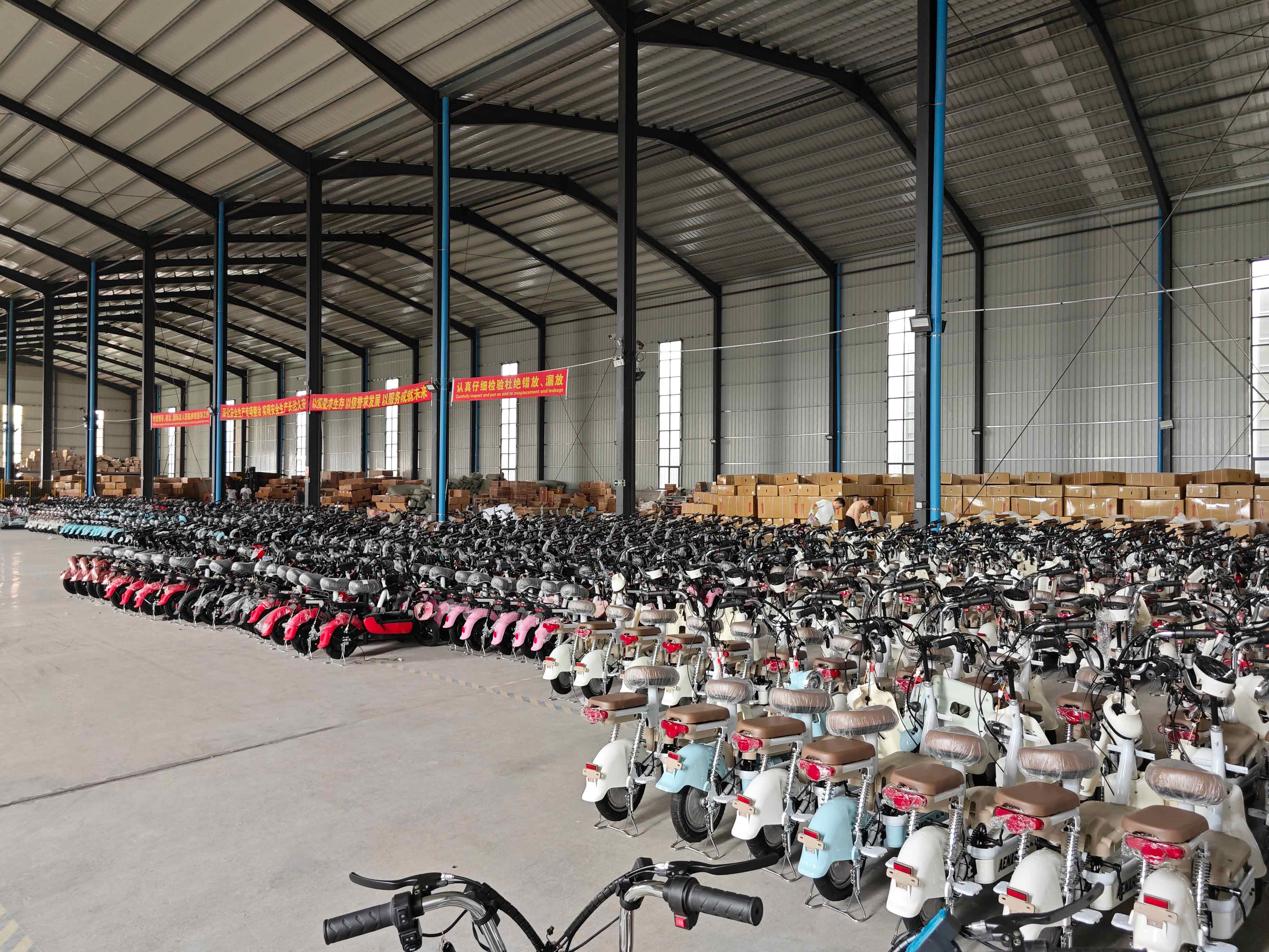 Electric Vehicle Warehouse - Large-Scale Inventory of E-Bikes, Tricycles & Scooters | WAYTOP