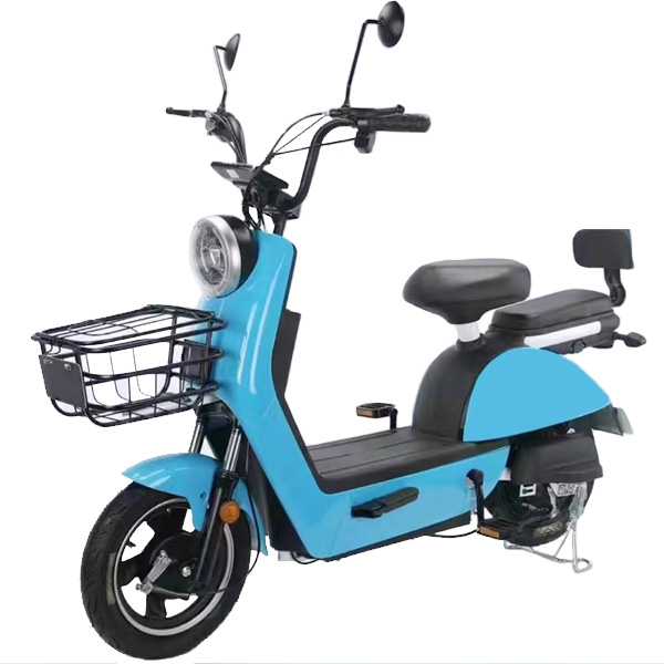 JKC Electric City Bike with Enlarged Basket & LCD Screen