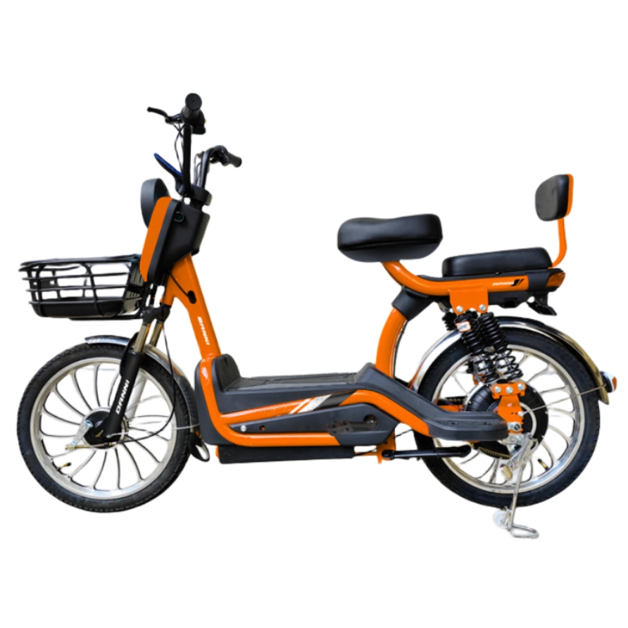 ZYF 500W Electric Bike with LED Headlight & Jumbo Basket
