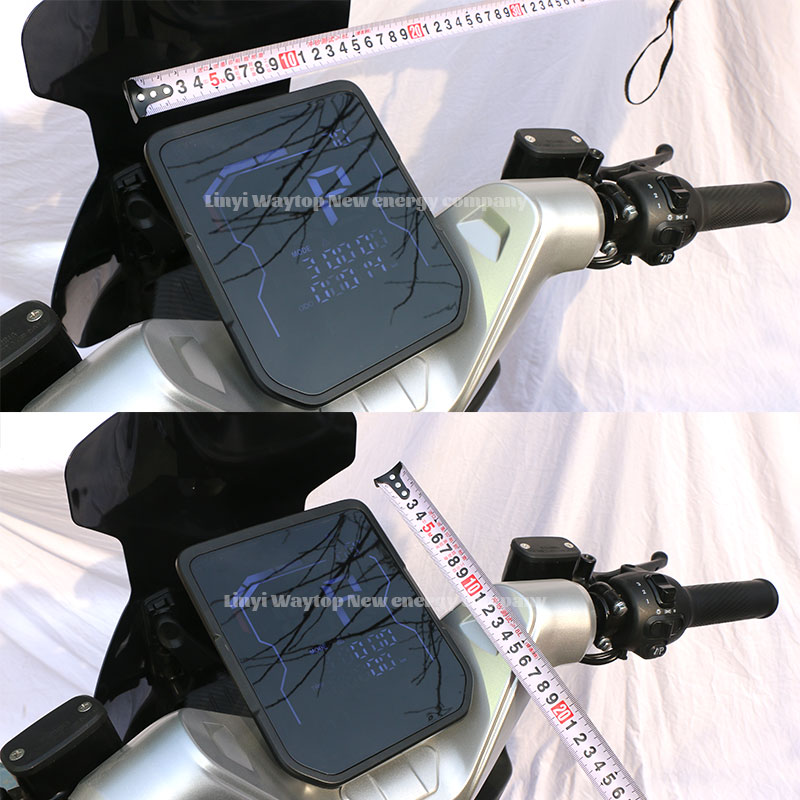 Electric Motorcycle - Large Storage Compartment & HD Display Urban Commuter E-Motorcycle